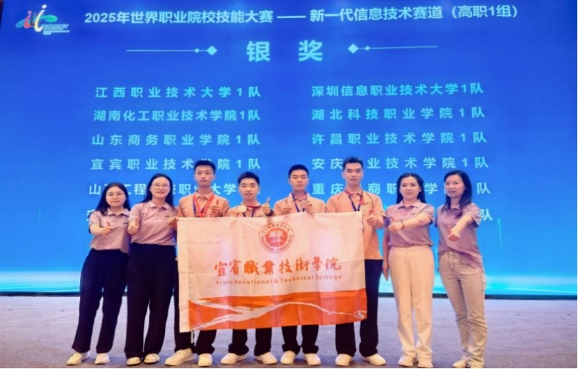 委员单位宜宾职业技术学院在2025年世界职业院校技能大赛争夺赛中斩获佳绩